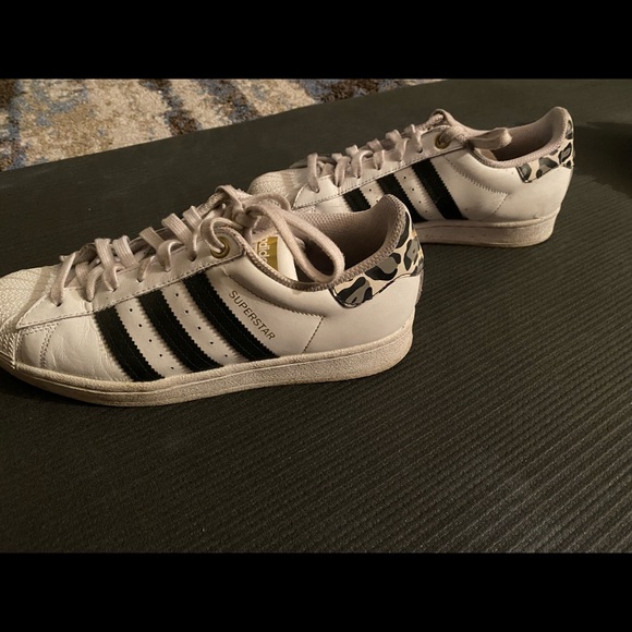 adidas shell toe leopard print